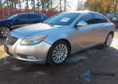 2013 Buick Regal Turbo - Premium 1 из США, поврежденный, VIN 2G4GS5EV6D9232801